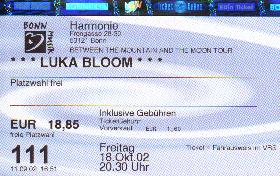 Ticket Harmonie Bonn